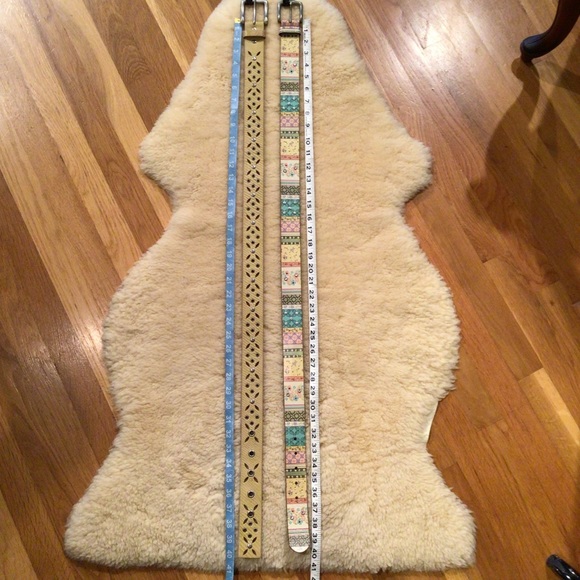 Fossil set of 2 studded leather belts - Picture 8 of 12